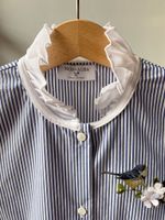 Хлопковая блузка Monnalisa, 128