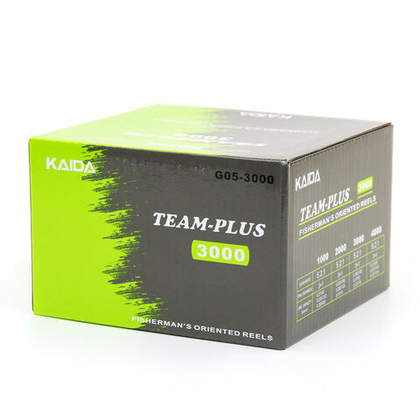 Безынерционная катушка 3000 Kaida TEAM-PLUS (3+1BB, мет. шпуля)