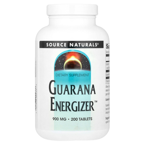 Source Naturals, Guarana Energizer™, 200 таблеток
