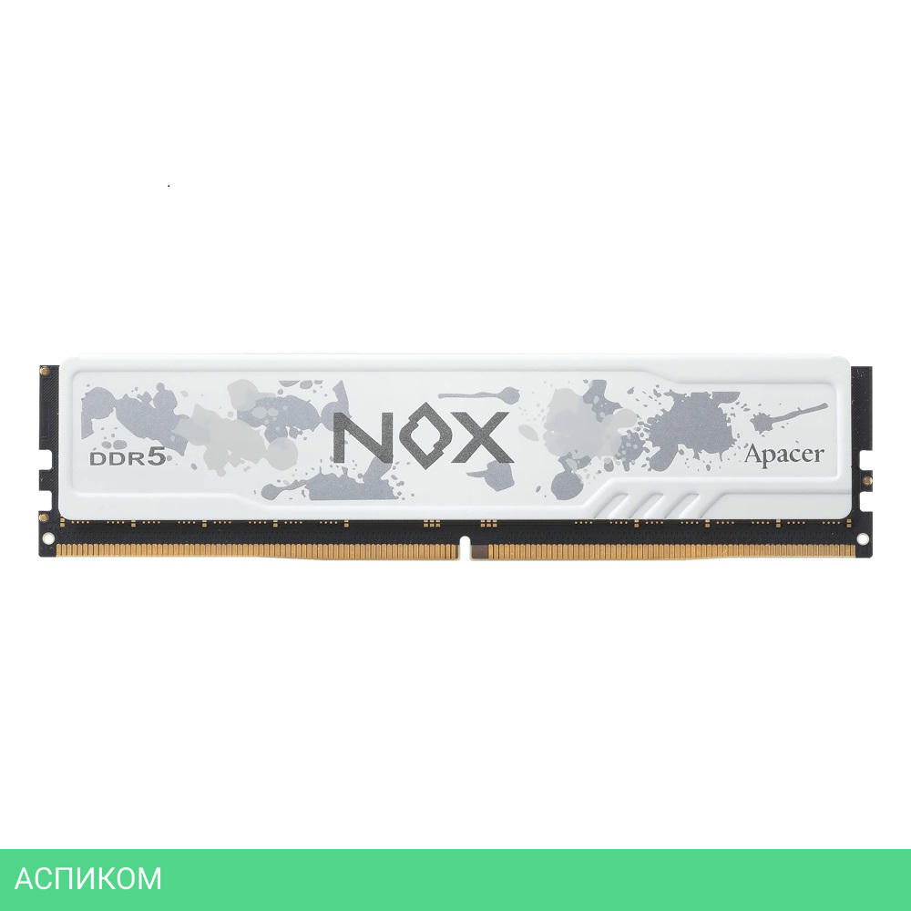 Оперативная память Apacer NOX 2x16GB DDR5 White (AH5U32G52C522MWAA-2)