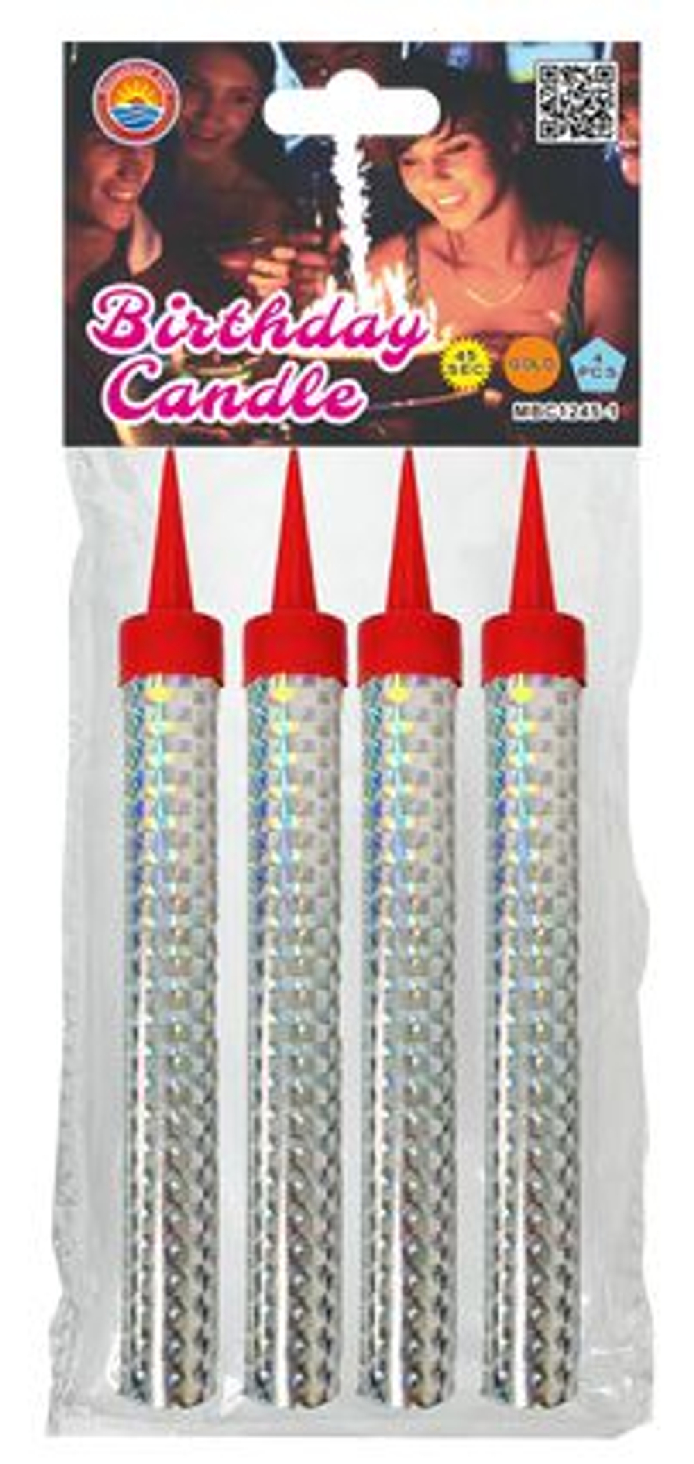 MBC1245-1 Тортовые свечи 12,5см. 45 секунд 1/150/4