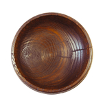 Тарелка-чаша Art of Siberia из древесины кедра, глубокая, 17 см. T44