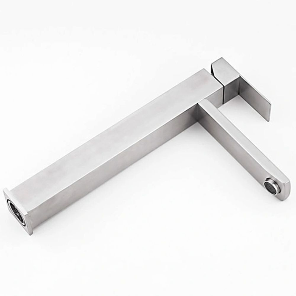 Смеситель для раковины, Frap, корот изл, с картриджем, нерж, F10802-2