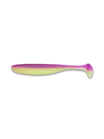 Приманка силиконовая Keitech Easy Shiner 4" PAL #01 Chartreuse Red Flake, 3 упаковки по 7 штук