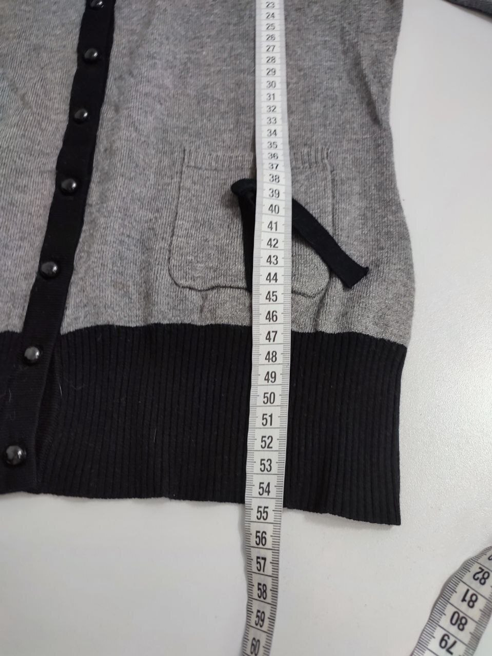Кардиган серый красивый 40 размер