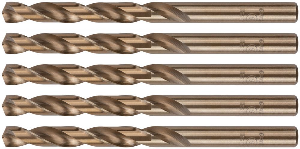 Сверло по металлу Cutop Profi с кобальтом 5%, 9 x 125 мм (5шт./уп.)