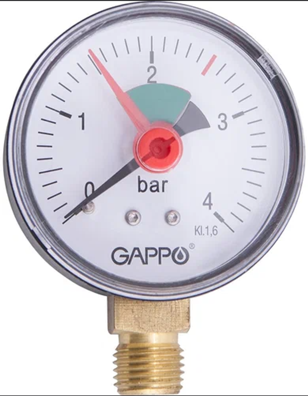 Манометр аксиальный  1/4 4 Атм GAPPO G1471 4