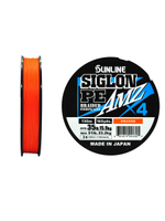 Шнур плетеный SUNLINE SIGLON PEx4 AMZ 150M(OR) #0.3/4LB