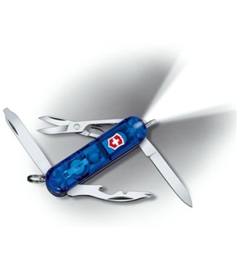 Нож Victorinox Мод. Midnite Manager Blue Trans (58 мм) 10 функций