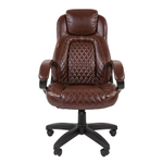 Кресло руководителя Chairman 432 экопремиум коричневый