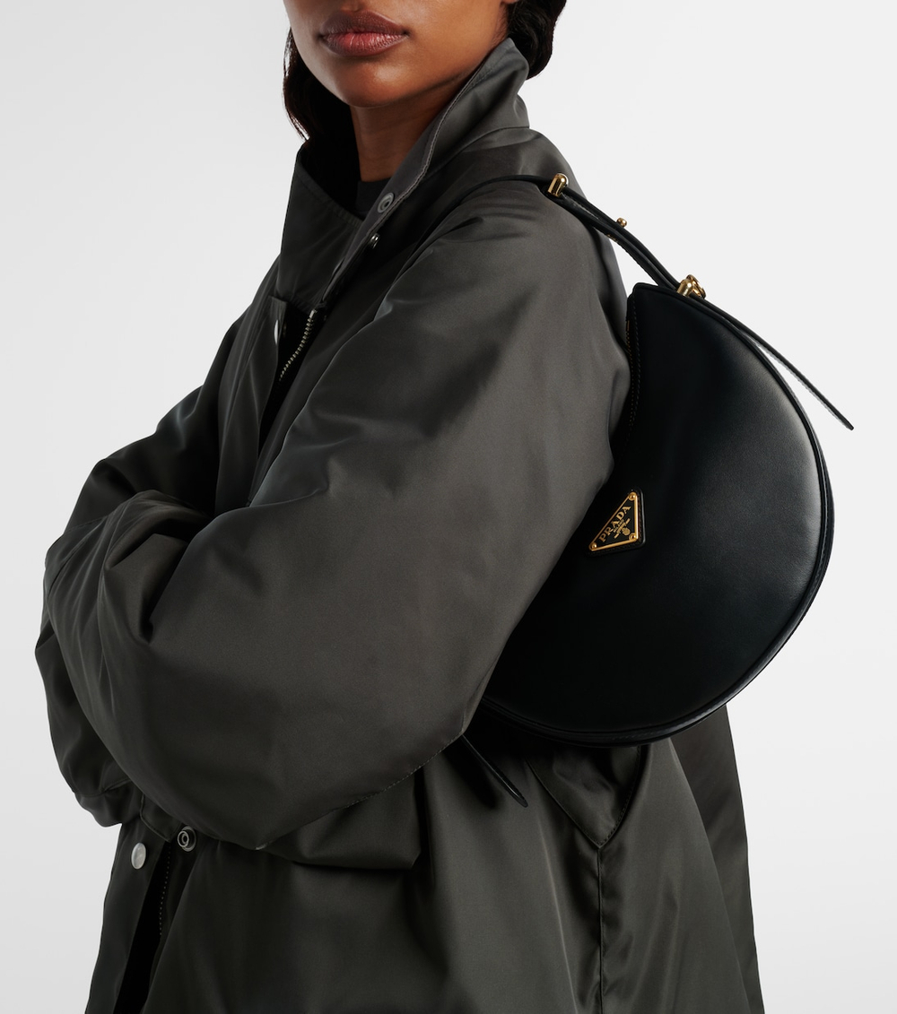 Сумка Prada Arqué Mini Leather Shoulder "Black"