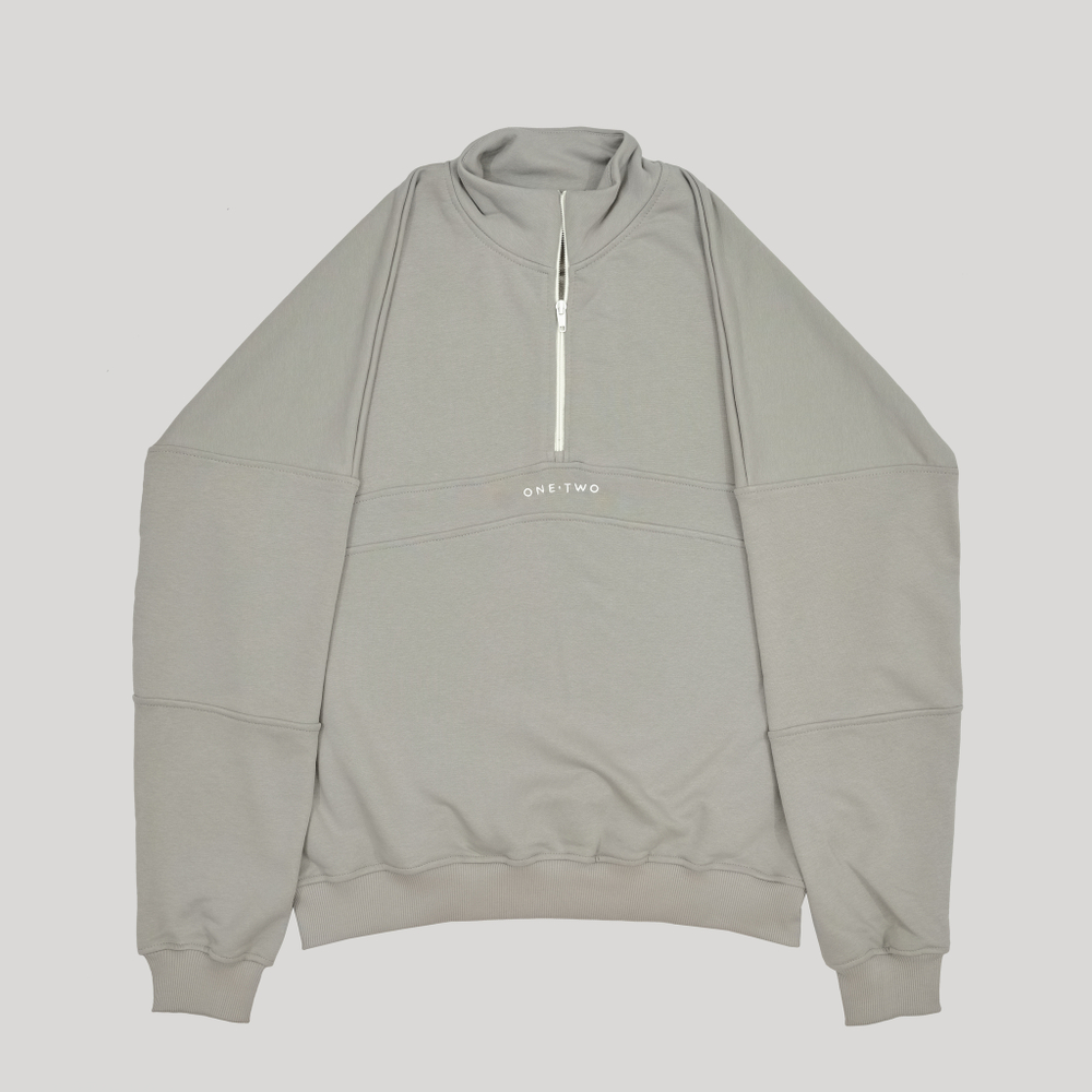 Half-Zipped Sweatshirt LOGO Drizzle