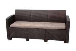 Arizona b:rattan, Диван трехместный, венге (3-х местная подушка)