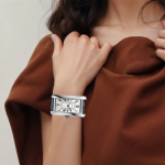 CARTIER TANK DE Quartz Movement 30m Water Resistance Women"s Watch Watch 35.4*19.4mm White Dial