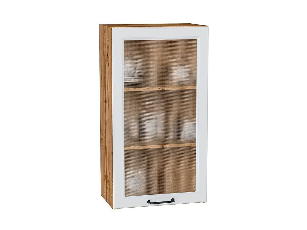 Шкаф верхний с 1-ой остекленной дверцей Ницца