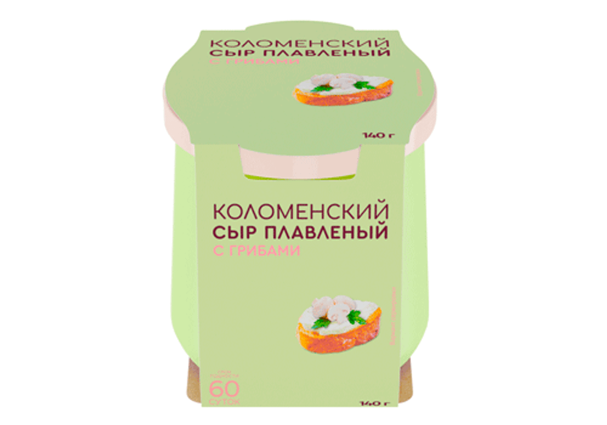 Плавленый сыр с грибами "Коломенский", 140г