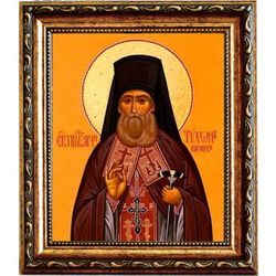 Тихон (Кречков) преподобномученик, архимандрит. Икона на холсте.