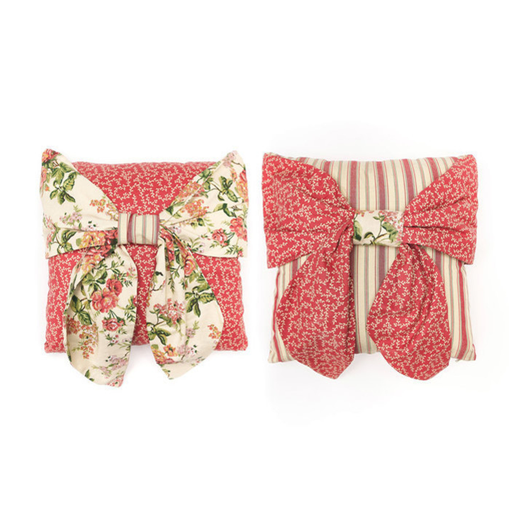 Подушка декоративная с бантом "Эмили" в ассортименте 40x40 см