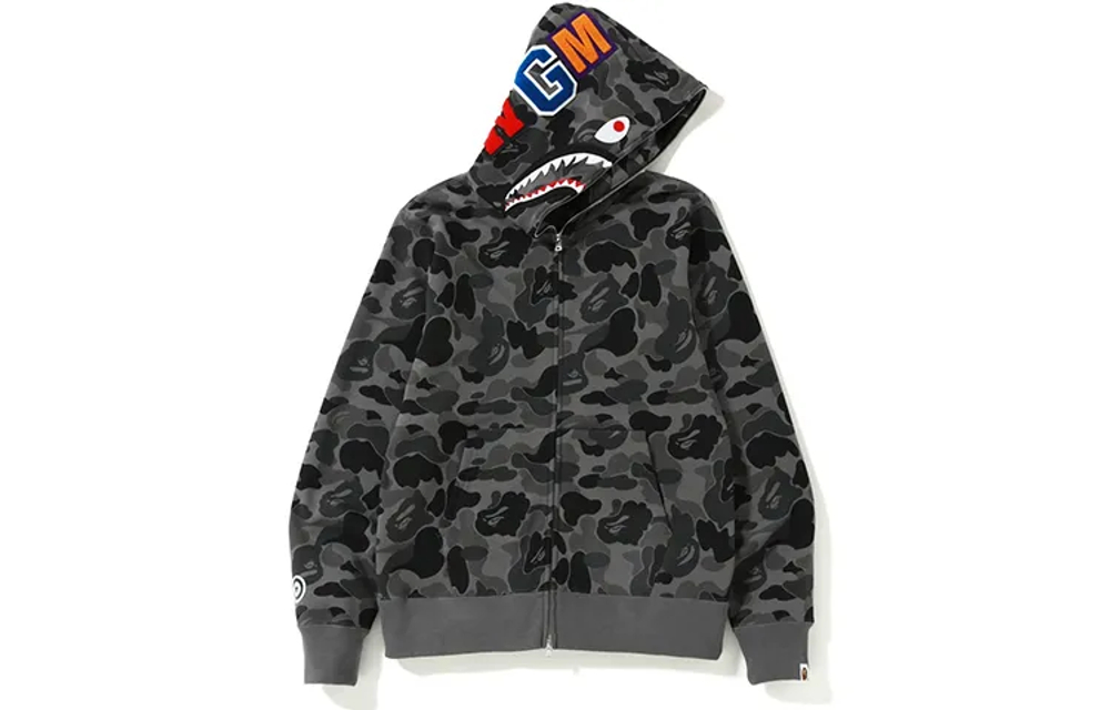 A Bathing Ape Abc Camo Shark Full Zip Худи