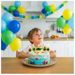 Свечи на пиках Камуфляж, 5 штук