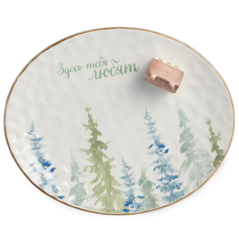 БЛЮДО ОВАЛЬНОЕ КОЛЛЕКЦИЯ "CHALET" 30*24,5*6,5 СМ