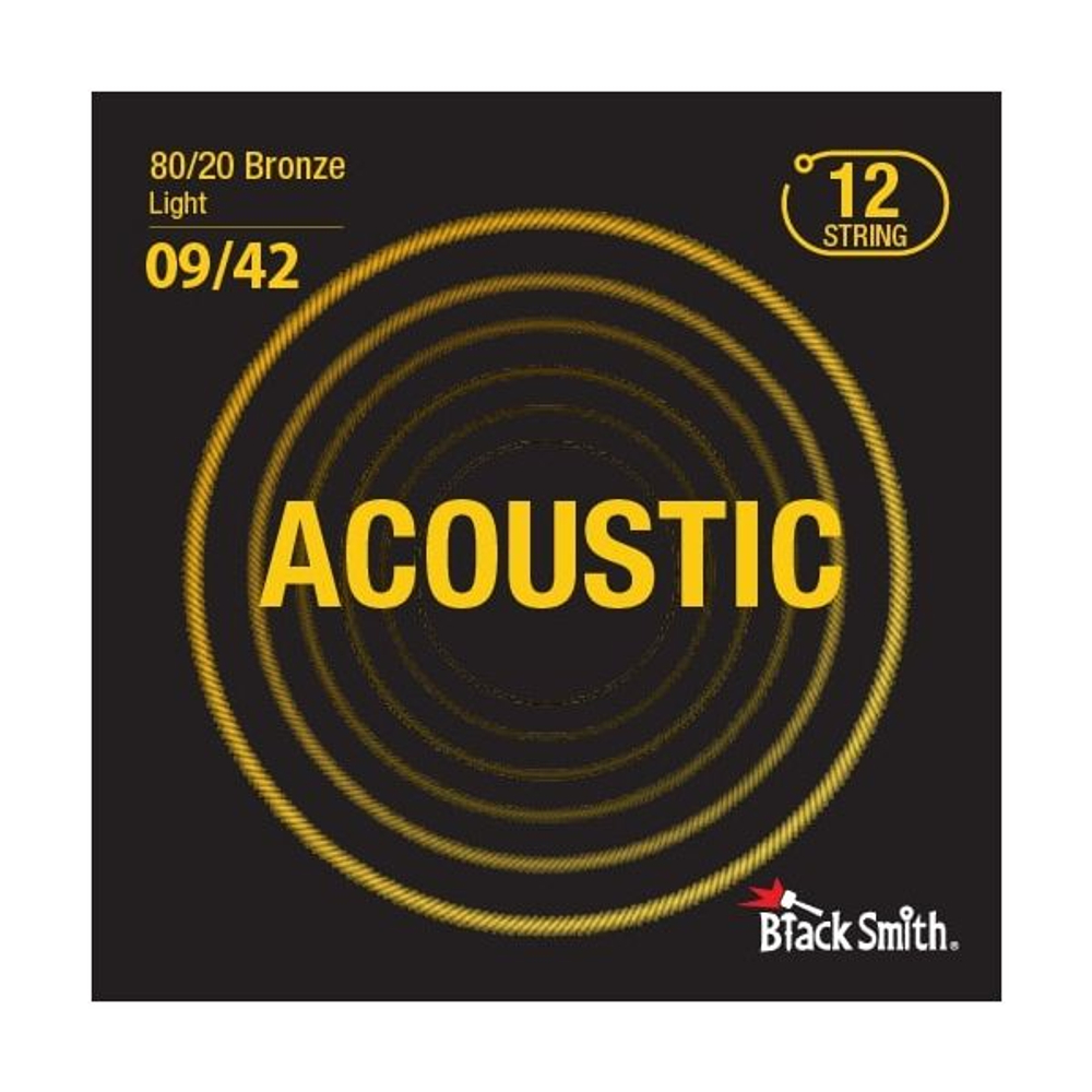 BlackSmith 80/20 Bronze Light 9/42 12 String