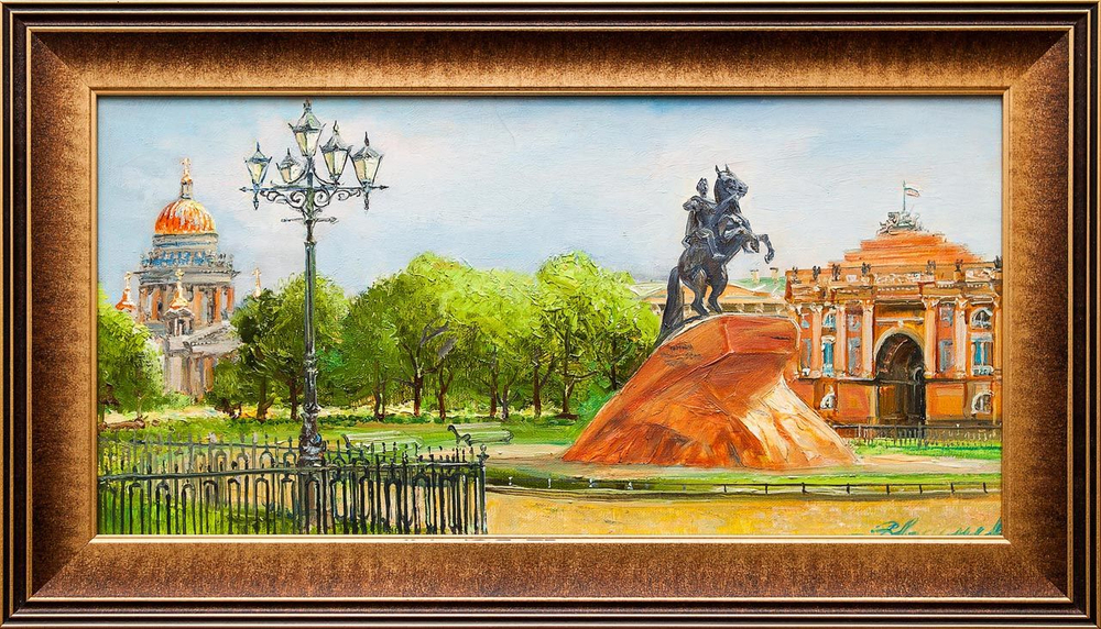 Картина "Медный всадник" Васильев