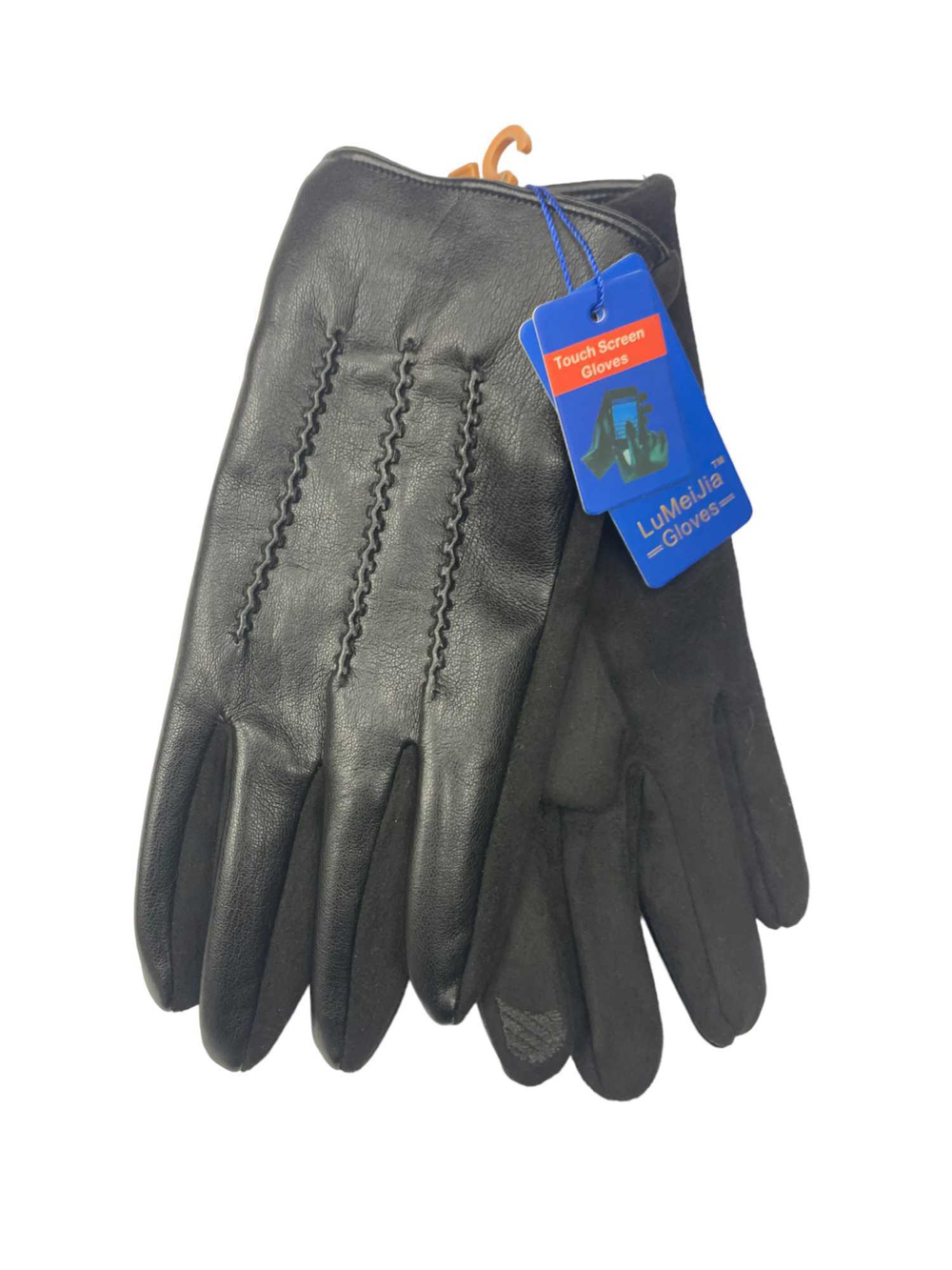 Перчатки. Мужские. Материал верха: Эко кожа. Подклад: Плюш-флис. 12 шт в упаковке.