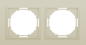 Рамка 2-я,  Wave шампань,  серия A07