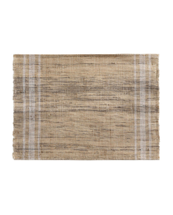 Zara Home сервировочная салфетка из рами, узор в полоску, 50 35 см