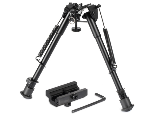 Сошки ShotTime на антабочный винт без качалки 10 позиций L=22,5-37,5см