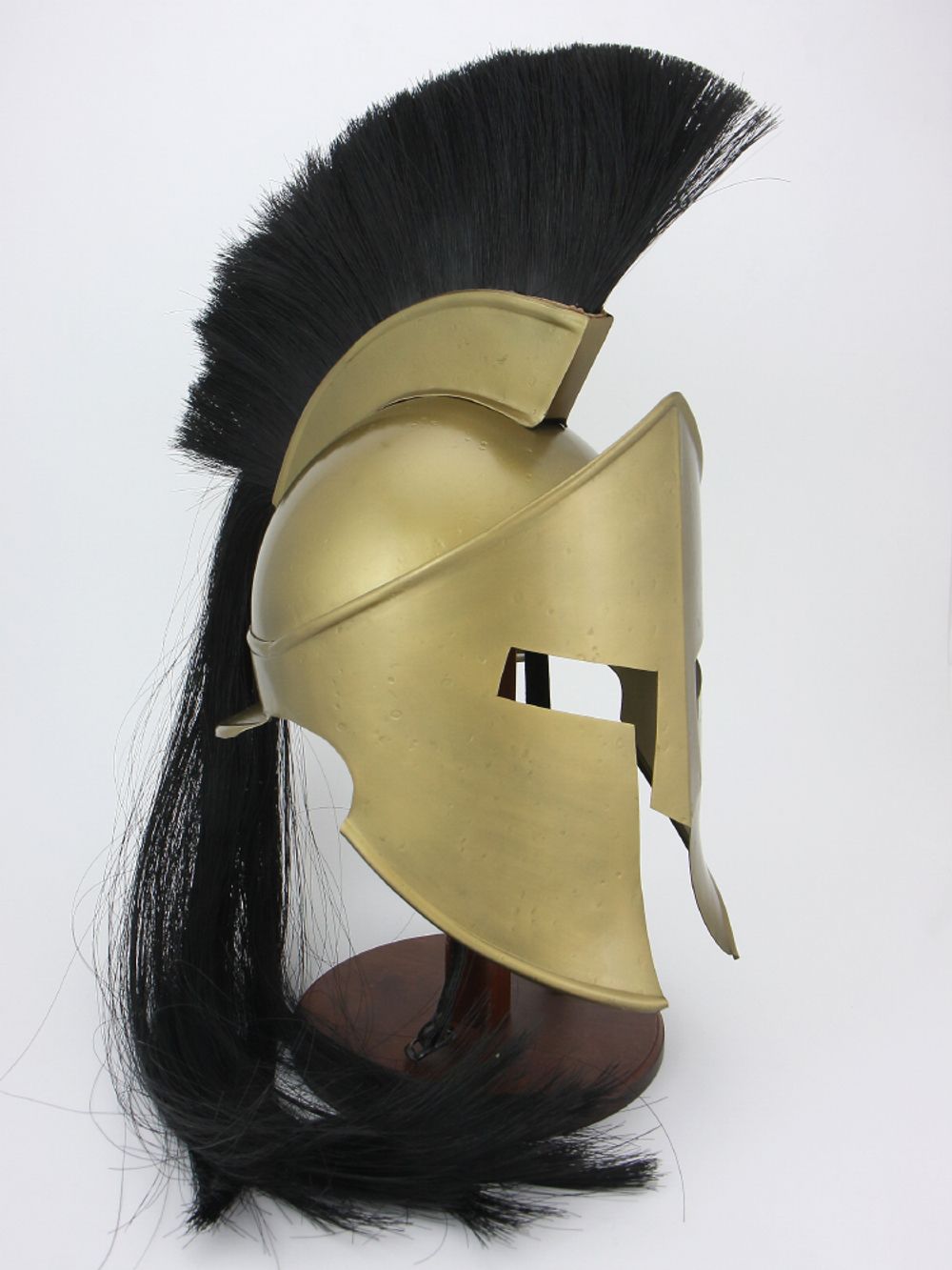 Nautical Шлем Спартанский Царь Леонид с черным плюмажем