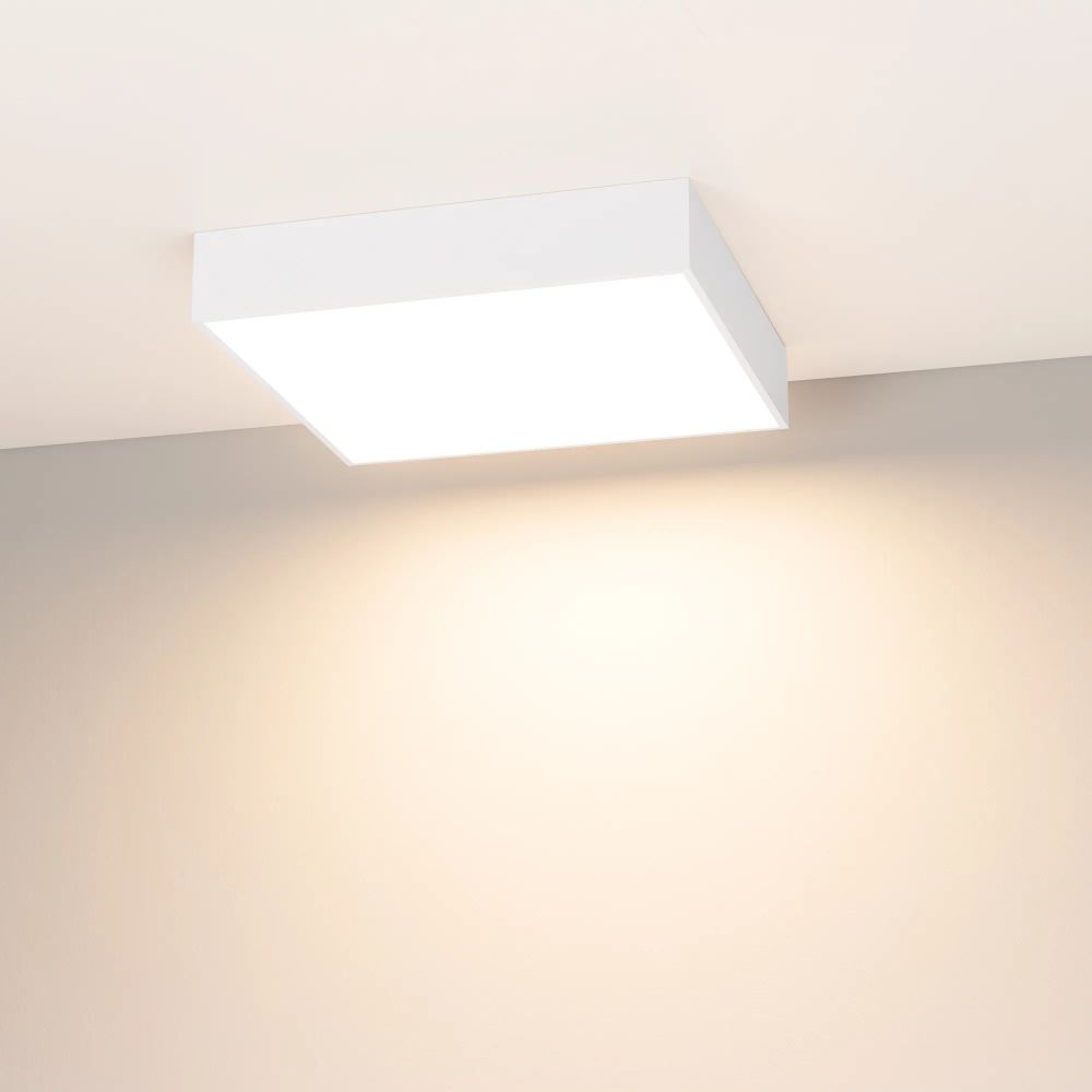 Светильник SP-QUADRO-S350x350-30W Warm3000 (WH, 120 deg, 230V) (Arlight, IP40 Металл, 3 года) 034791