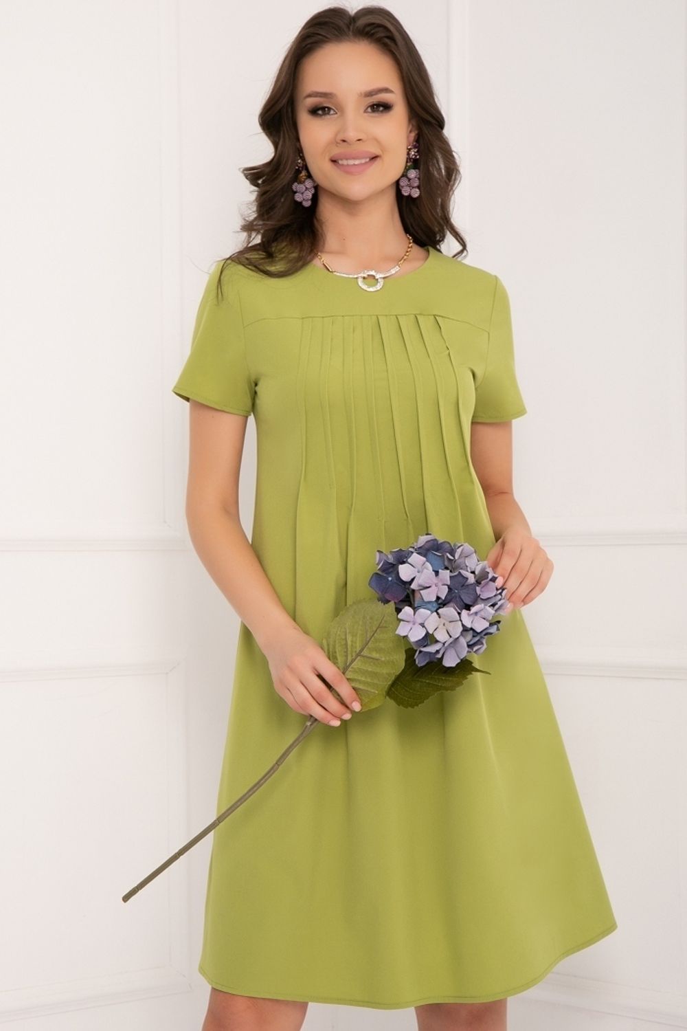 ПЛАТЬЕ МАРИТИ (ОЛИВЕ) Bellovera (Акция)