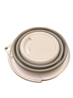 Ведро складное 5 литров, круглое, цвет серый