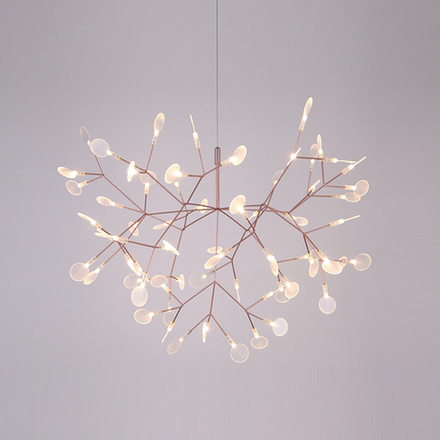 Pendant design lamp  Heracleum II by Moooi (Brass,  D72cm)