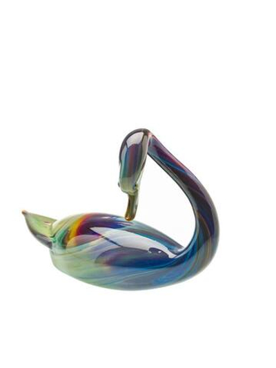 Лебедь Кальчедонио, смотрящий направо