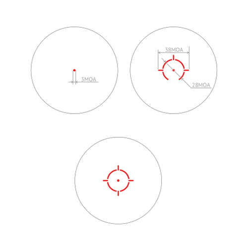 Прицел Veber Wolf Alfa RD1x20MRS mini