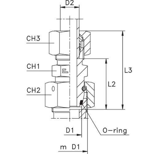Соединение PNF DL10 М26х2 (в сборе)