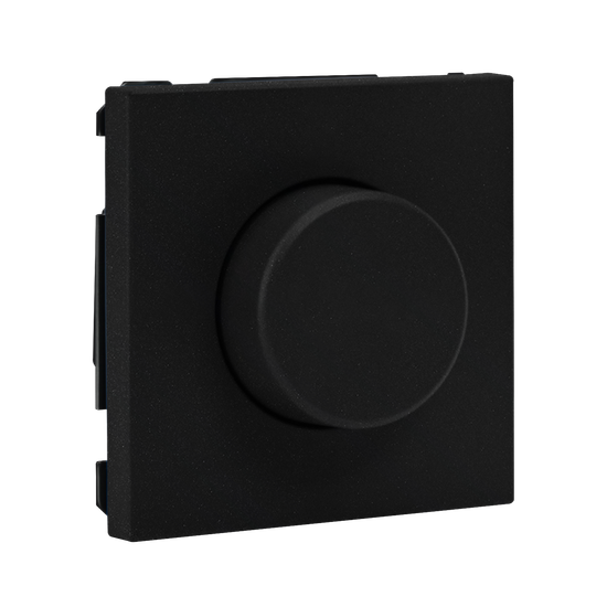 Светорегулятор поворотно-нажимной (диммер) ArtGallery LED RC 400Вт механизм базальт SE GAL001423