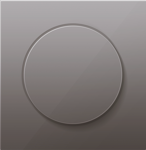 Накладка для светорегулятора поворотного, сталь, серия R98