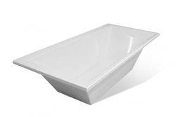 Ванна из литьевого мрамора Эстет Стелла 180х80 белая, ФР-00002809