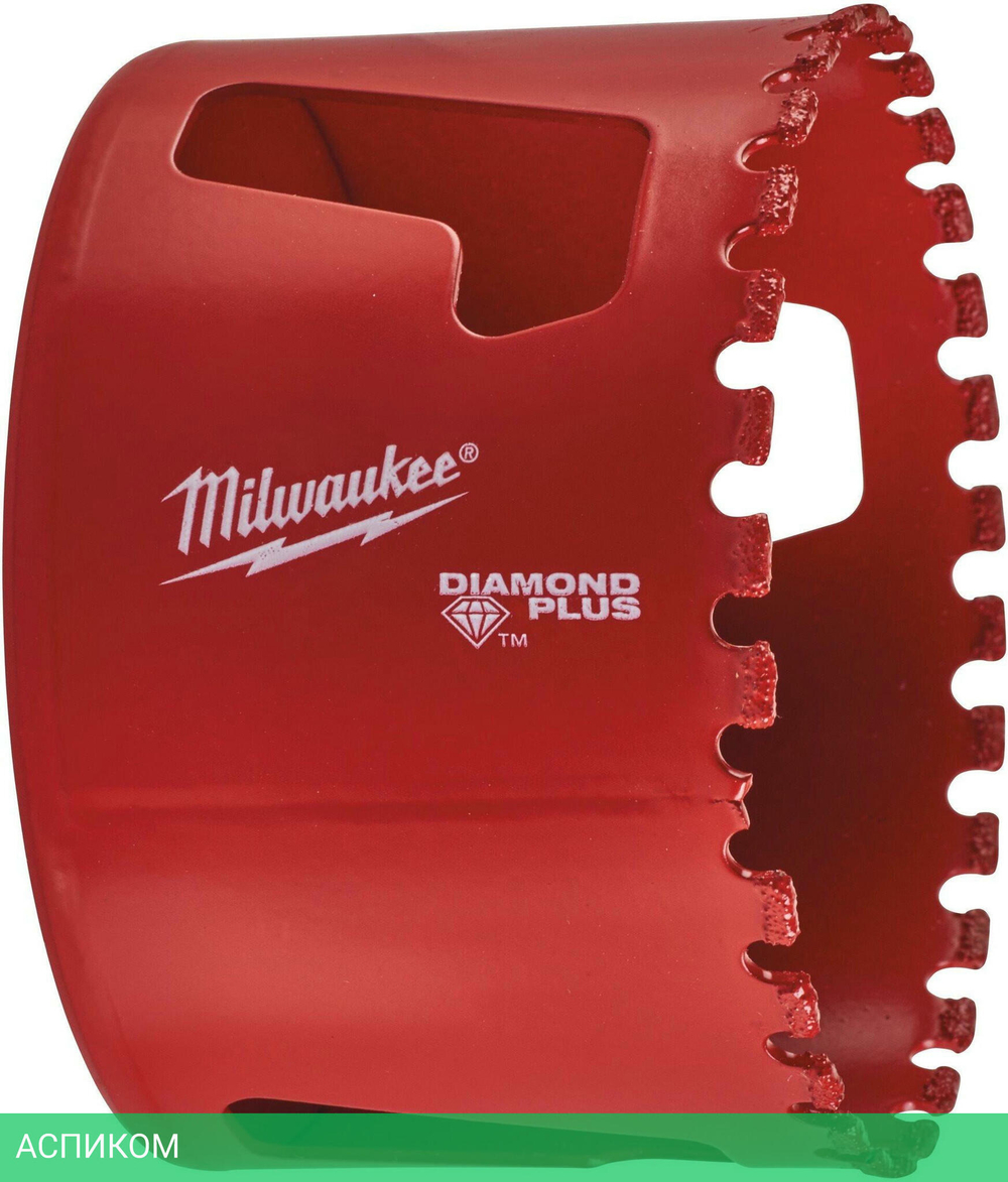 Коронка Milwaukee Diamond Plus 68мм 5/8"x18 (49565664)