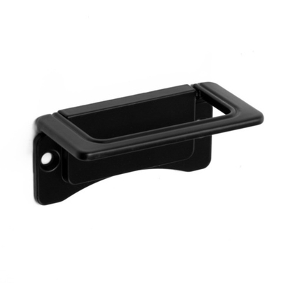 Ручка кнопка CAPPIO RK132 мебельная, цвет черный 9867366