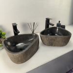 Раковина из речного камня ПАРА! RS-64968 40*35*16 0865