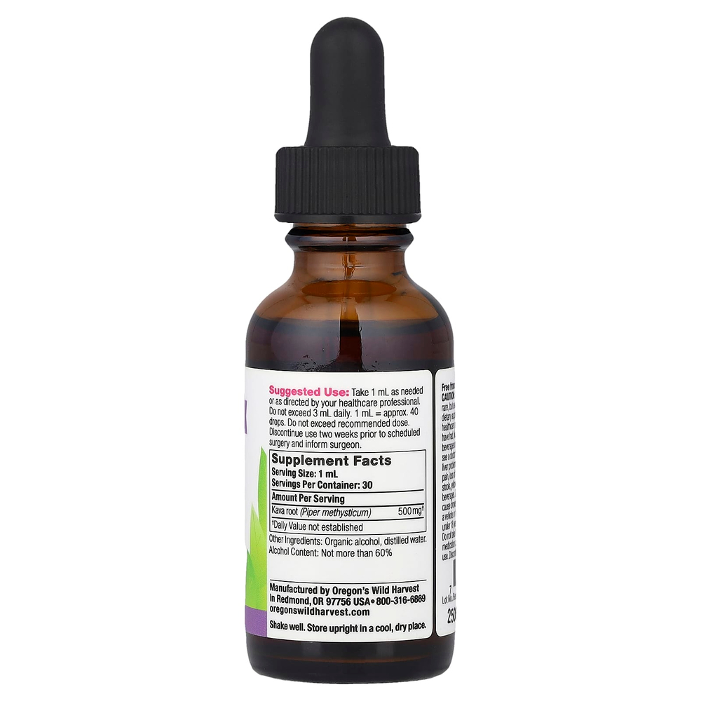 Oregon's Wild Harvest, Экстракт кавы, 30 мл (1 жидк. унц.)