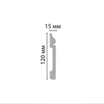 Плинтус Decormaster Дюропрофиль D004 ДМ