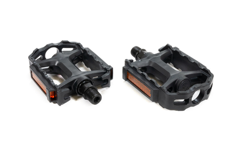 Педали TRIX MTB пластиковые, 105x82мм, резьба 9/16", черные