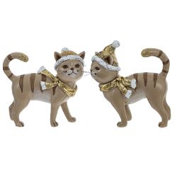 GAEM Фигурка декоративная "Кот", L14 W5 H16 см, 2в.