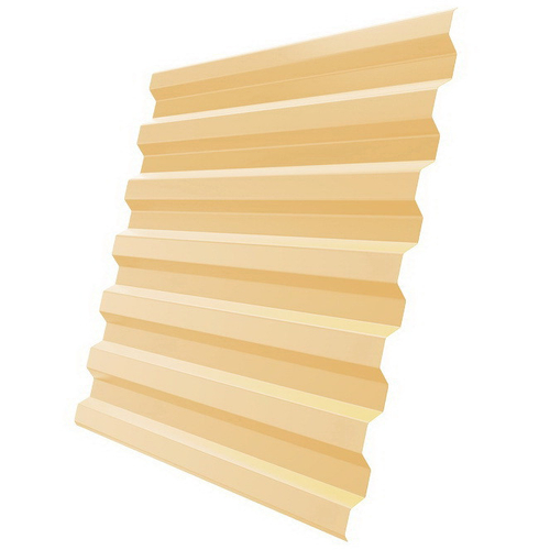 Профнастил С21 Железный Форт Satin 0,5 мм RAL 1014 слоновая кость